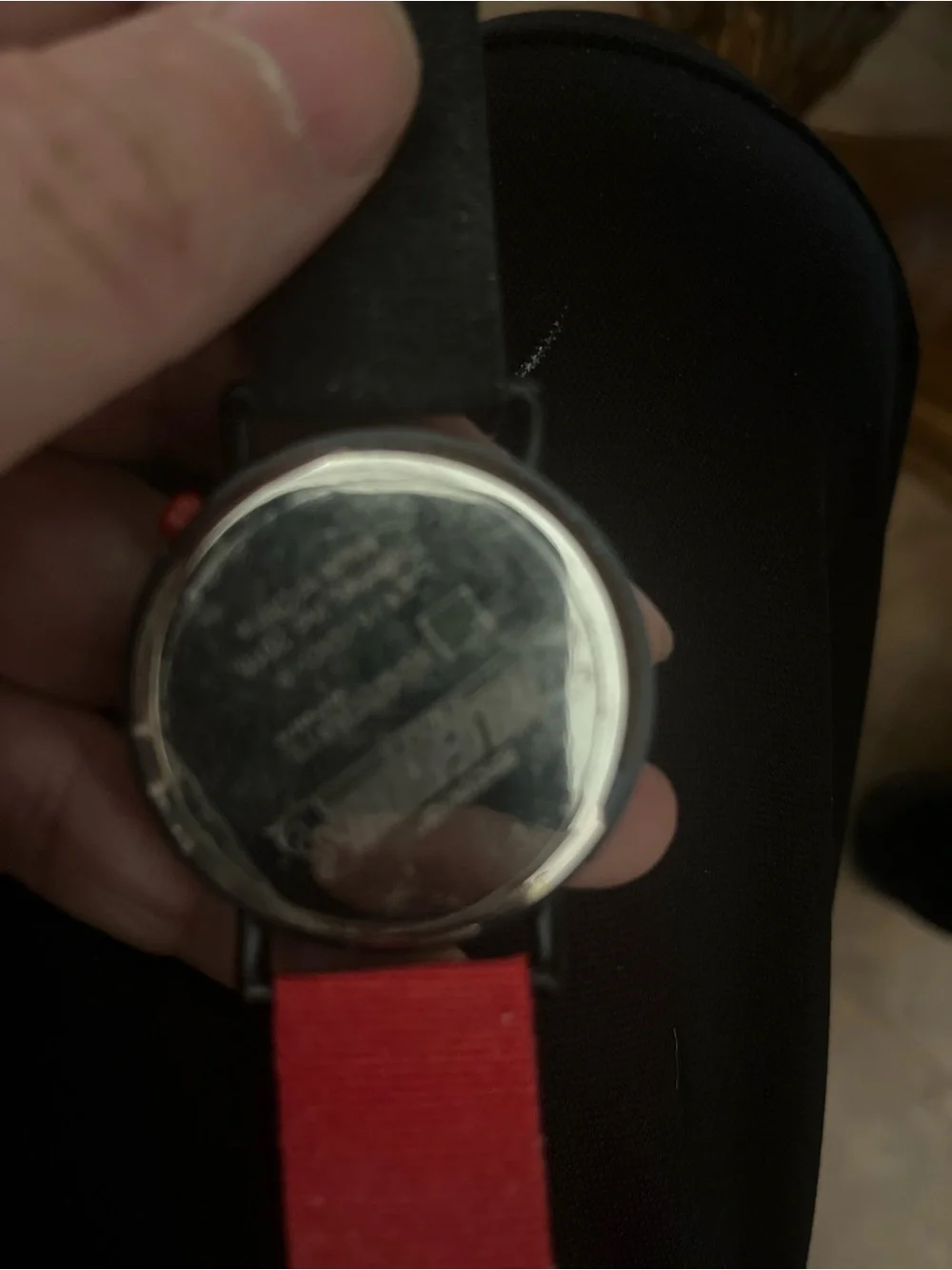 Loot Crate Black Watch with Red Accent and Character Dial